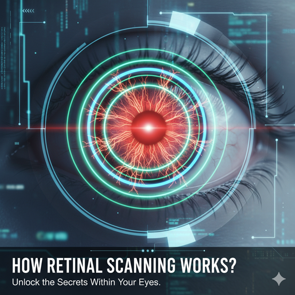 How does a retinal scanner work?
